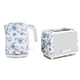 Laura Ashley 1.7L Jug Kettle and 2 Slice Toaster Combo China Rose