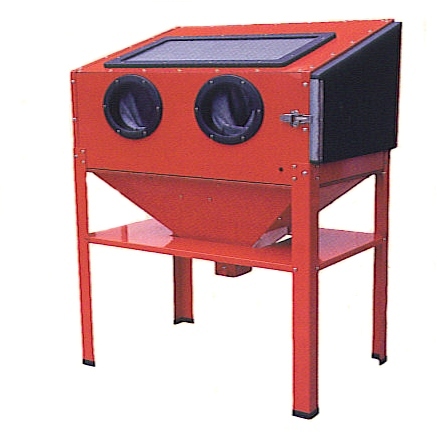 Millers Falls TWM 220L Industrial Sandblast Cabinet with Gloves Gun and ...