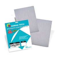 Germa-Tech Dry Cut Grit 120 Stearate Coated A4 Paper 10 Sheet