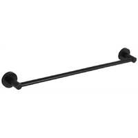 Ideal Single Towel Rail Black