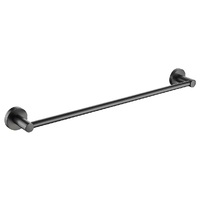 Ideal Single Towel Rail Brushed Gun Metal