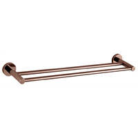 Ideal Double Towel Rail Rose Gold