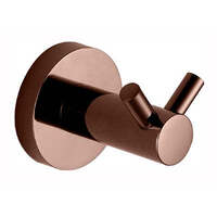 Ideal Double Robe Hook Rose Gold