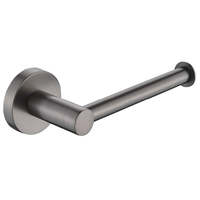 Ideal Toilet Roll Holder Brushed Gun Metal