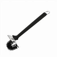 Coleman Palmyra Twisted Bristle Brush with Scraper