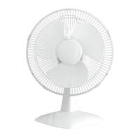 Heller 30cm White Desk Fan HF30