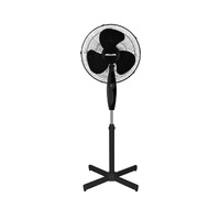 Heller 40Cm Black Pedestal Fan With Remote HF40BRG