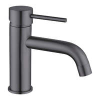 Ideal Basin Mixer Brushed Gun Metal