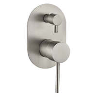 Ideal Wall Mixer With Diverter Brushed Nickel