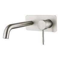 Ideal Wall Mixer With Outlet Brushed Nickel