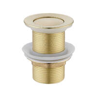 Push Plug Waste 32mm Brushed Gold