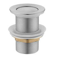 Push Plug Waste 32mm Brushed Nickel