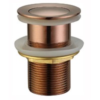 Push Plug Waste 32mm Rose Gold