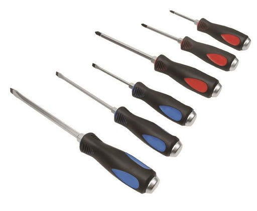 Ampro 6 Piece Screwdriver Set Slotted & Phillips T32188