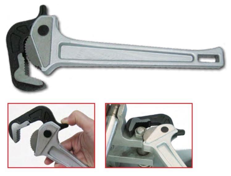 Ampro Aluminium Ratcheting Pipe Wrench T39441