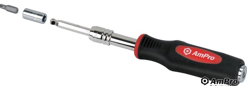 Ampro 1/4" Drive Extendable Socket Driver T11385
