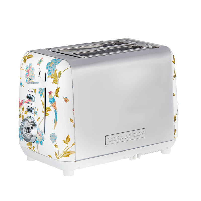 Laura Ashley Elveden 2 Slice Toaster White SBT582WS