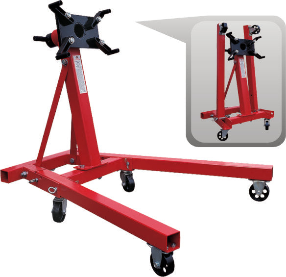 TWM Foldable Engine Stand 900kg (2000lb) with 360-Degree Rotating Head ES2000F