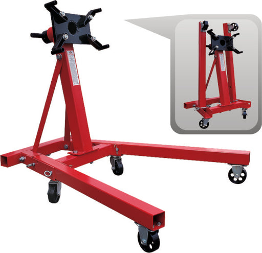 TWM Foldable Engine Stand 900kg (2000lb) with 360-Degree Rotating Head ES2000F