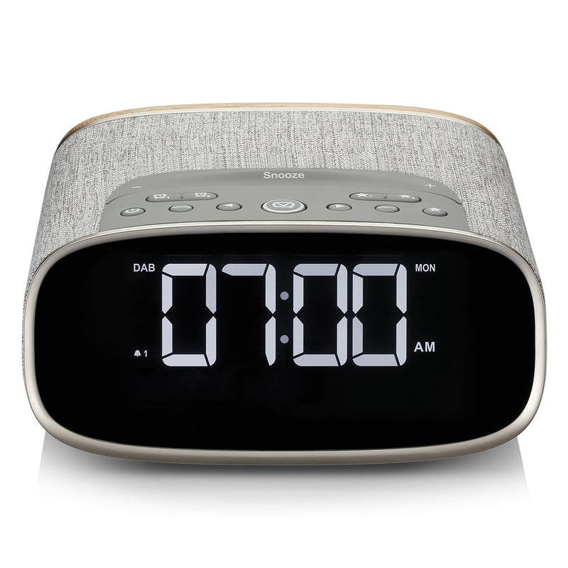 VQ Lark DAB+ Clock Radio Oak