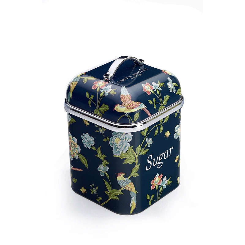 Laura Ashley Elveden Canister Set of 3 Navy Blue
