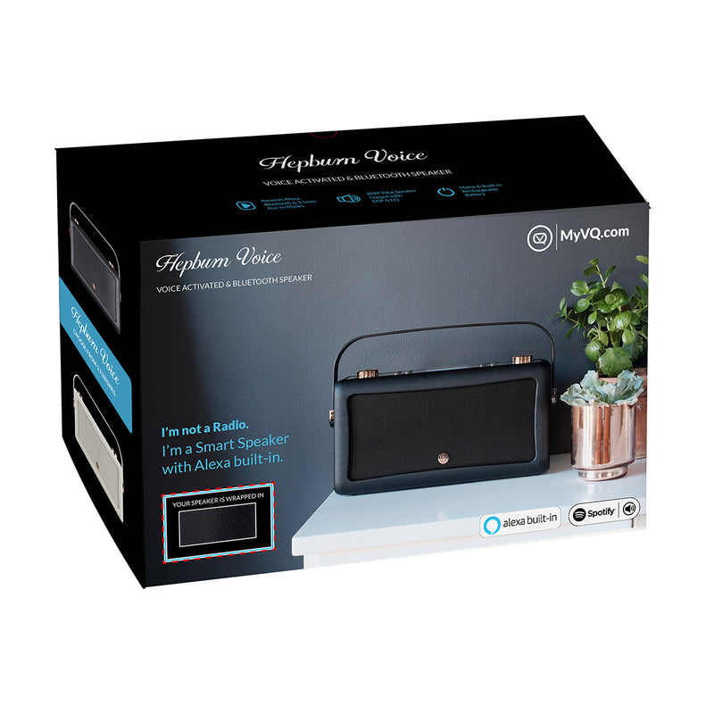 VQ Hepburn Voice with Amazon Alexa Black and Copper VQHVBC