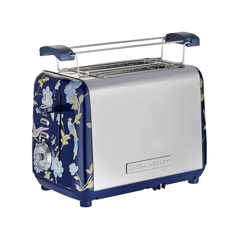 Laura Ashley Elveden 2 Slice Toaster Navy Blue SBT582BS