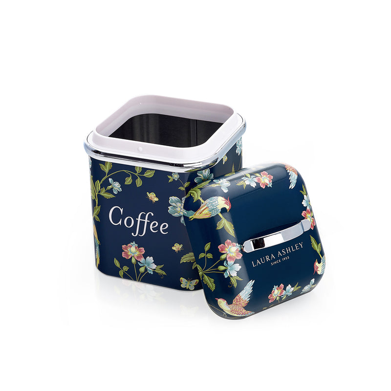 Laura Ashley Elveden Canister Set of 3 Navy Blue