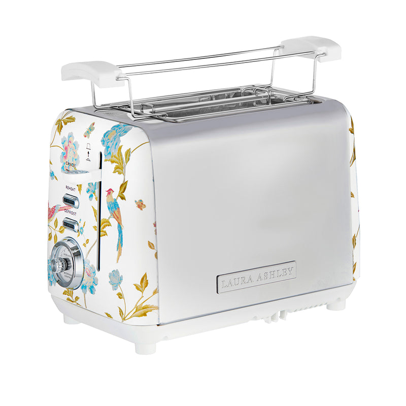 Laura Ashley Elveden 2 Slice Toaster White SBT582WS