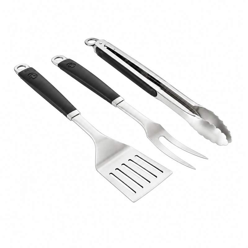 Coleman 3 Piece BBQ Tool Set Spatula, Tongs, Fork