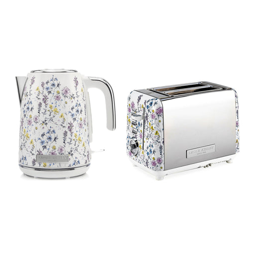 Laura Ashley 1.7L Jug Kettle and 2 Slice Toaster Combo Wild Meadow