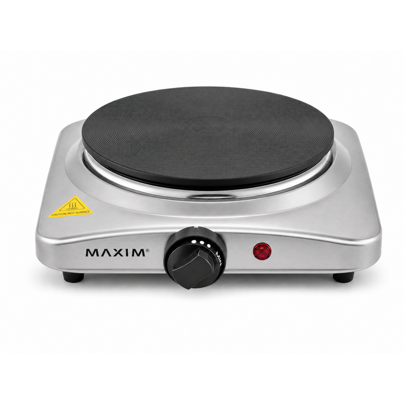 Maxim 1500W Single Hot Plate Cooktop MHP1