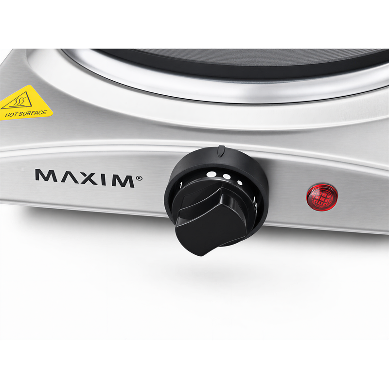 Maxim 1500W Single Hot Plate Cooktop MHP1