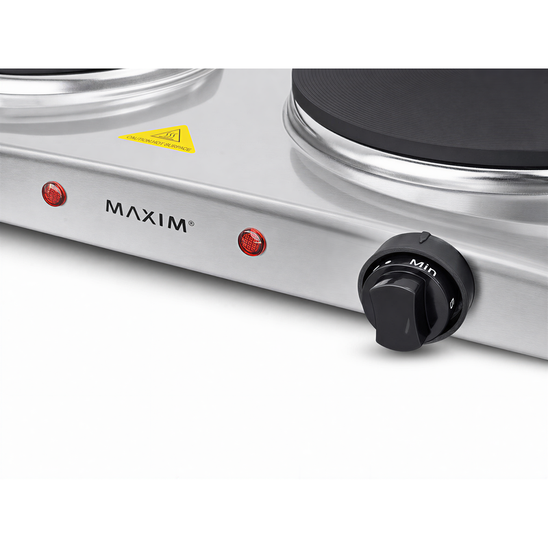 Maxim 2400W Twin Portable Hotplate Cooktop MHP2