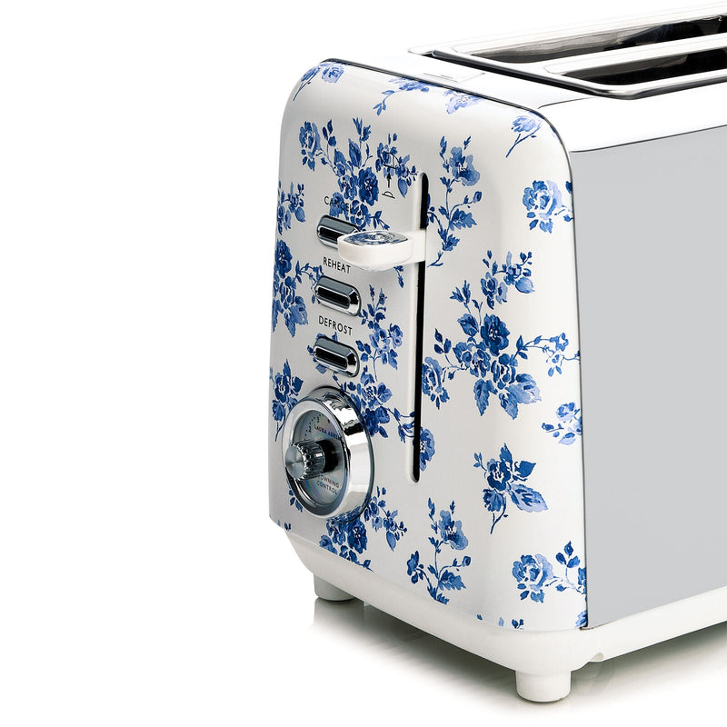 Laura Ashley Stove Top Kettle and 2 Slice Toaster Combo China Rose — image 12