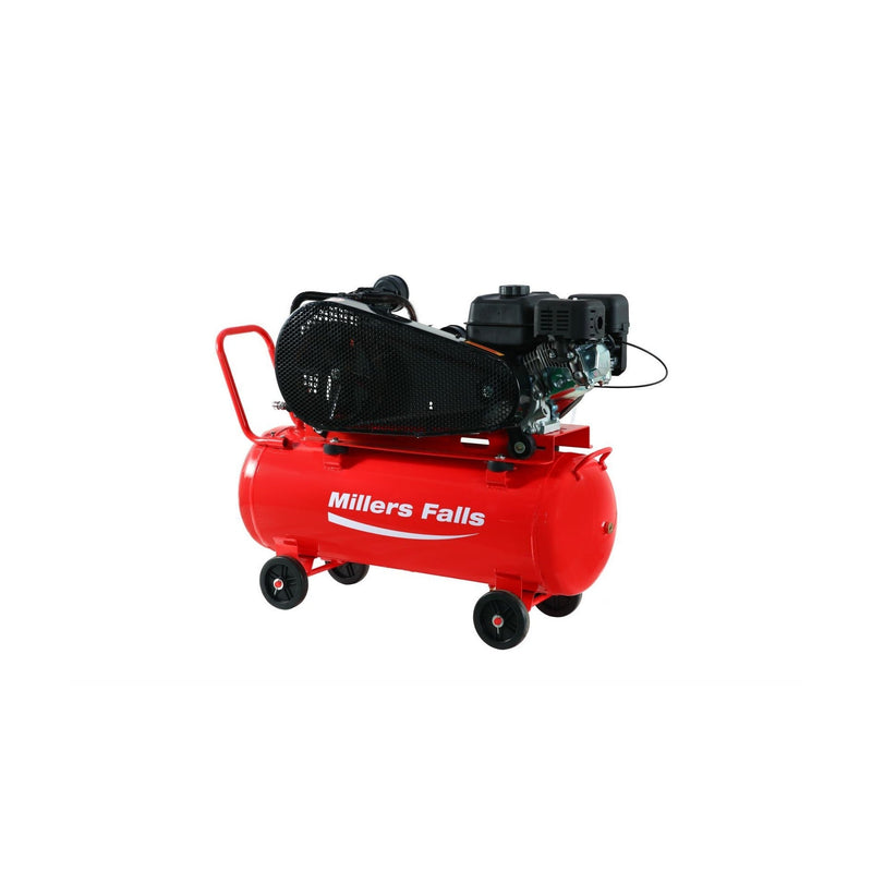 Millers Falls 7.5HP 100L 3 Cylinder Belt Drive Petrol Air Compressor — image 2
