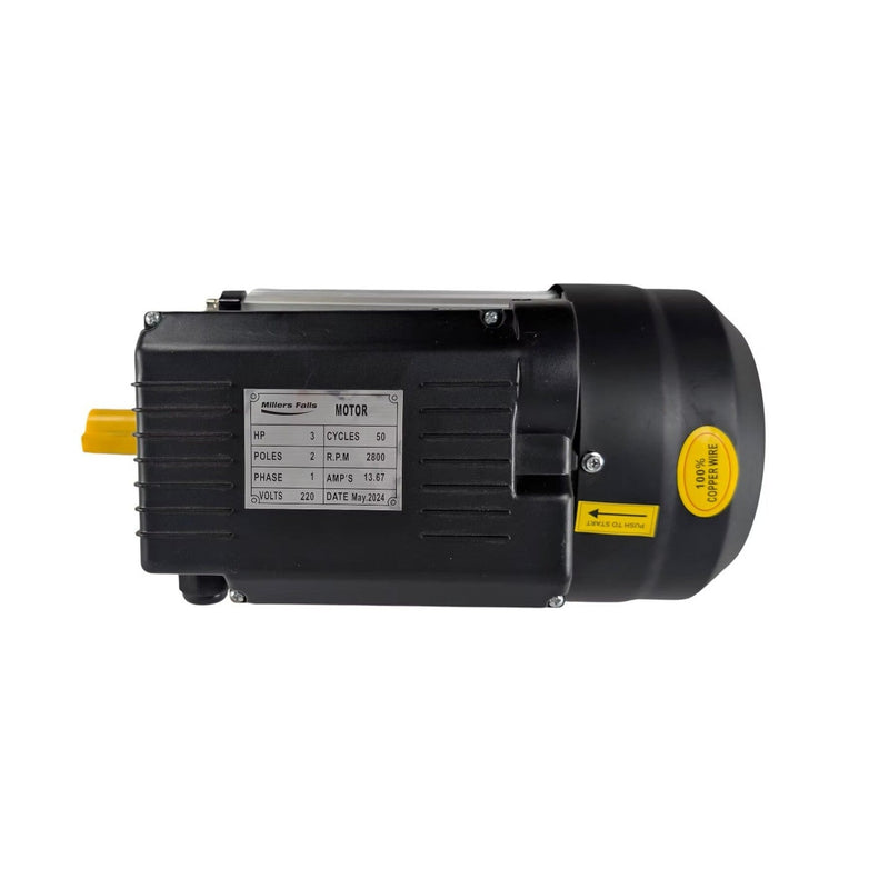 Millers Falls 3HP 2.2kW 240V Electric Motor 24mm Shaft — image 2