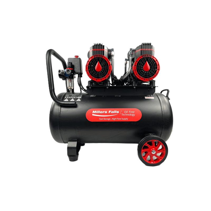 Millers Falls 2.4HP 50L Oil Free Air Compressor ACOF1800W50L — image 2