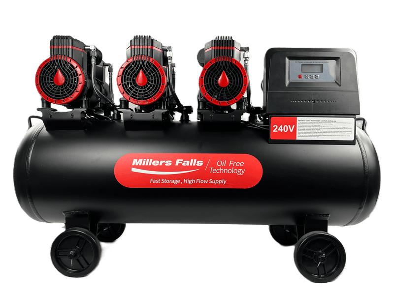Millers Falls 3HP 100L Oil Free Air Compressor ACOF2250W100L — image 2
