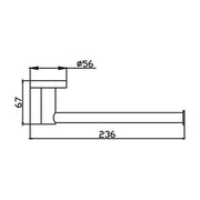 Ideal Hand Towel Rail Chrome — image 2