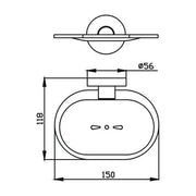 Ideal Soap Dish Black — image 2