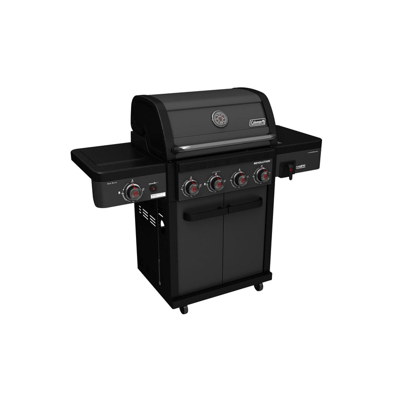 Coleman Revolution 4 Burner Kitchen with Storage (No Drawer) and Fridge Modules - Matt Black — image 2