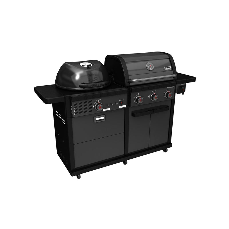 Coleman Revolution Dual Fuel Kitchen with Sink and Fridge Modules - Matt Black — image 2