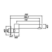 Ideal Swivel Bath Outlet Black — image 2