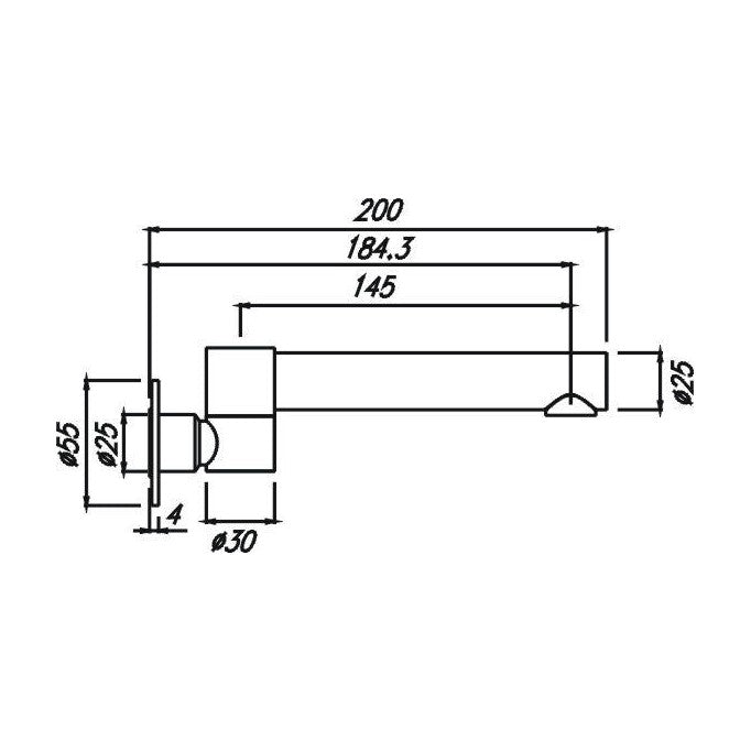 Ideal Swivel Bath Outlet Black — image 2