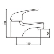 Demos Basin Mixer Chrome — image 2