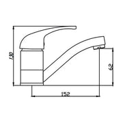 Demos Basin Mixer Chrome — image 2