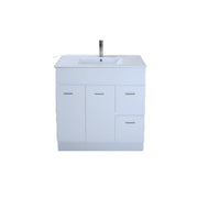 Euro 900mm Slim Vanity Unit [Design: RHD Drawer] — image 2