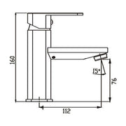 Elegant Basin Mixer Chrome — image 2