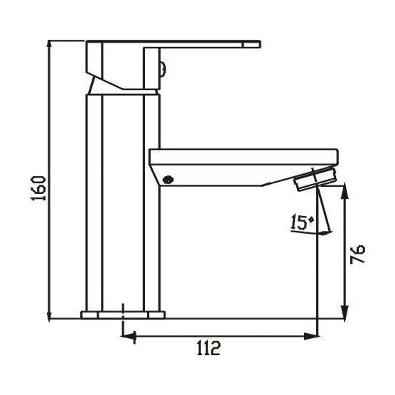 Elegant Basin Mixer Chrome — image 2